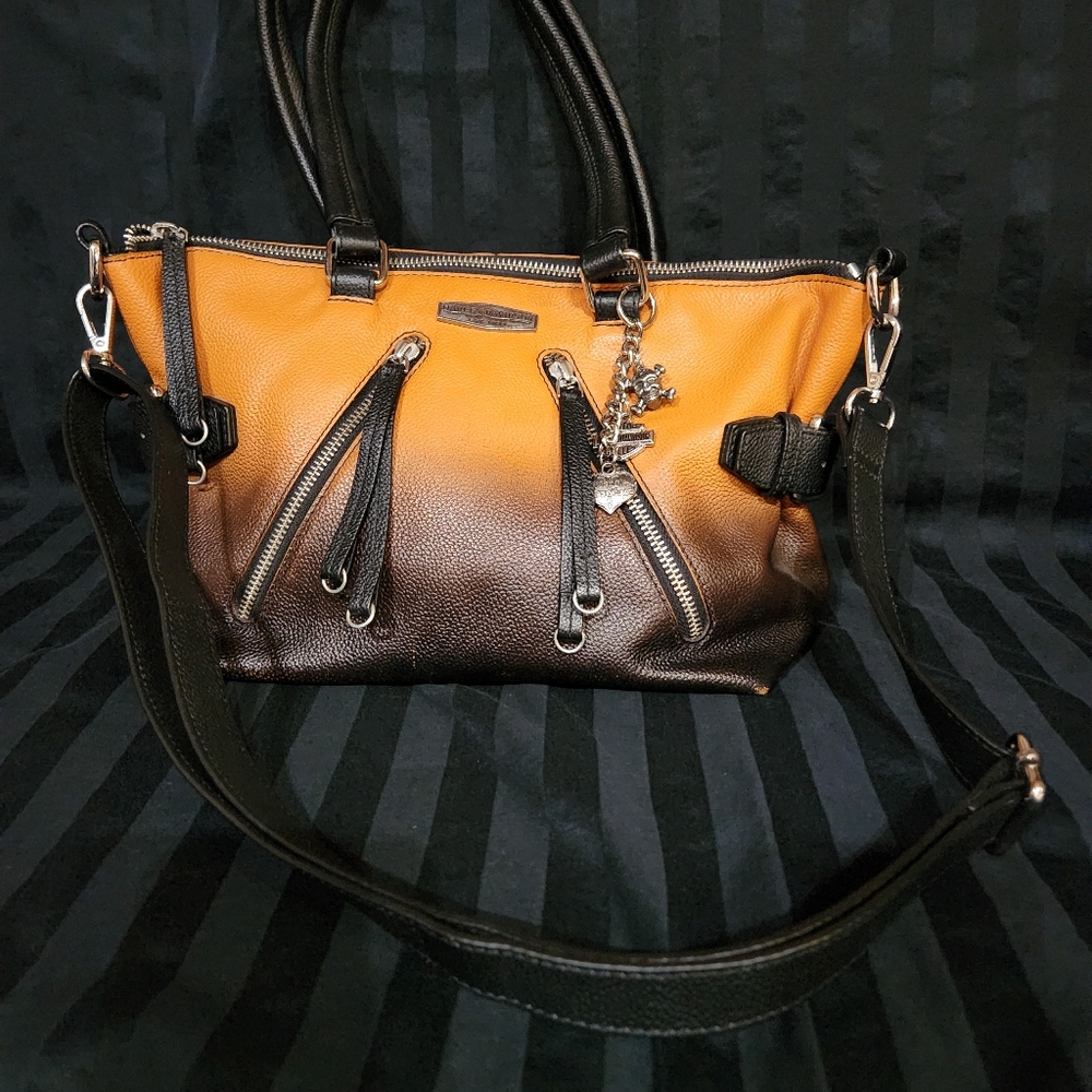 Harley Davidson Ombre Leather Purse